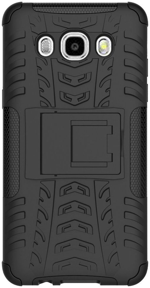 Samsung Galaxy J5 (2016) Hybrid Kickstand Hoesje Zwart afbeelding 5