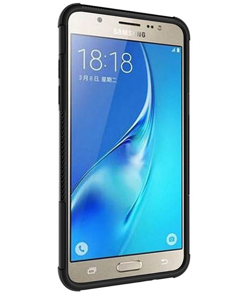 Samsung Galaxy J5 (2016) Hybrid Kickstand Hoesje Zwart afbeelding 7