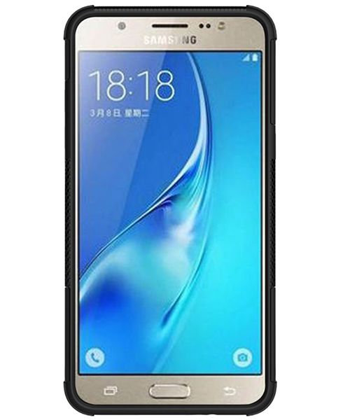 Samsung Galaxy J5 (2016) Hybrid Kickstand Hoesje Zwart afbeelding 8