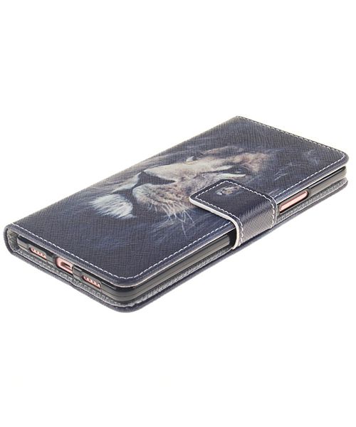 Huawei P9 Lite Portemonnee Print Hoesje Leeuw afbeelding 5