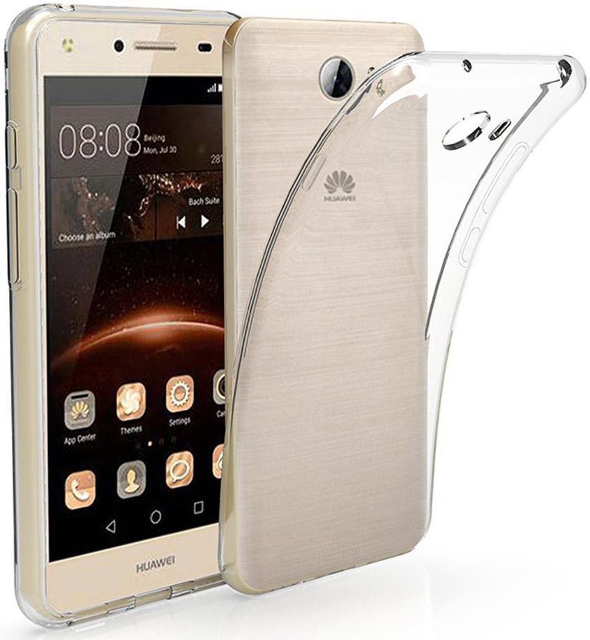 Huawei Y5II Hoesje Dun TPU Transparant afbeelding 1