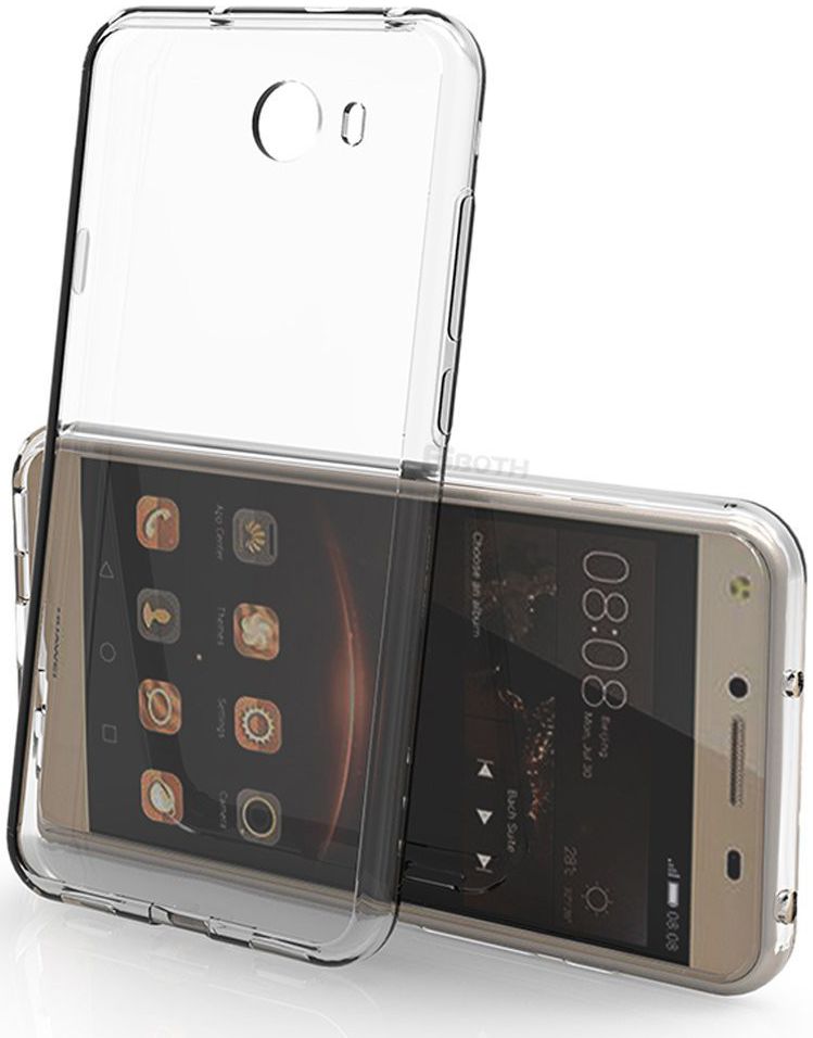 Huawei Y5II Hoesje Dun TPU Transparant afbeelding 2