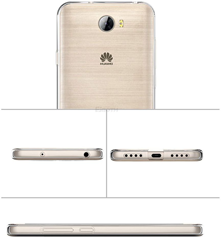 Huawei Y5II Hoesje Dun TPU Transparant afbeelding 4