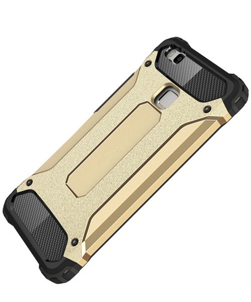 Huawei P9 Lite Armor Guard Hybrid Case Goud afbeelding 2