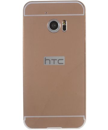 HTC 10 Metal Plastic Hybrid Case Goud Hoesjes