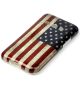Samsung Galaxy J1 (2016) TPU Hoesje Retro American Flag