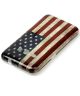 Samsung Galaxy J1 (2016) TPU Hoesje Retro American Flag