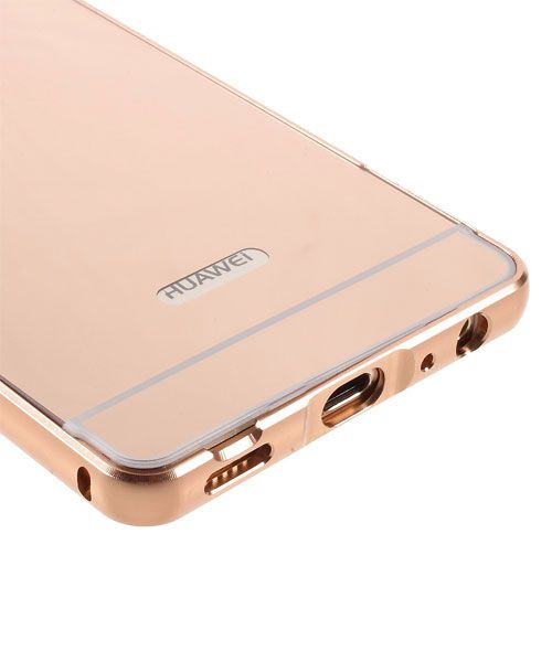 Huawei P9 Hoesje Metalen Frame Roze Gold afbeelding 7