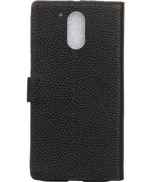 Echt Leren Motorola Moto G4 Hoesje Zwart afbeelding 6
