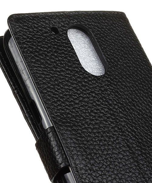 Echt Leren Motorola Moto G4 Hoesje Zwart afbeelding 7