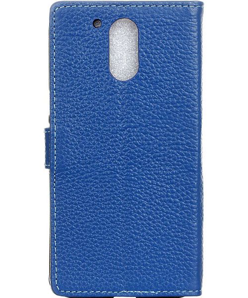 Echt Leren Motorola Moto G4 Hoesje Blauw afbeelding 6