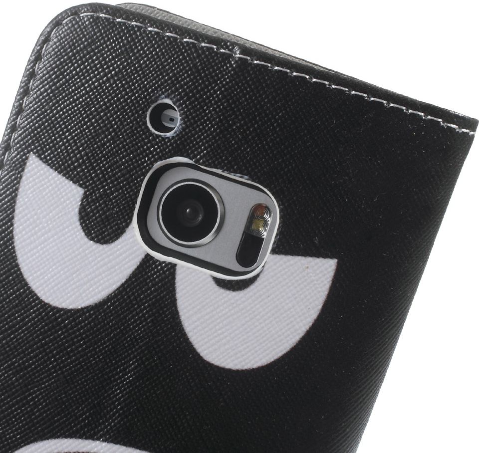 HTC 10 Portemonnee Flip Hoesje Print Don't Touch My Phone afbeelding 6