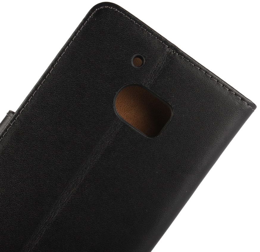 HTC 10 Portemonnee Stand Hoesje Zwart afbeelding 6