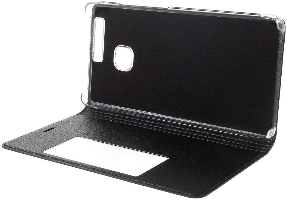 Huawei P9 Window View Hoesje Zwart afbeelding 7