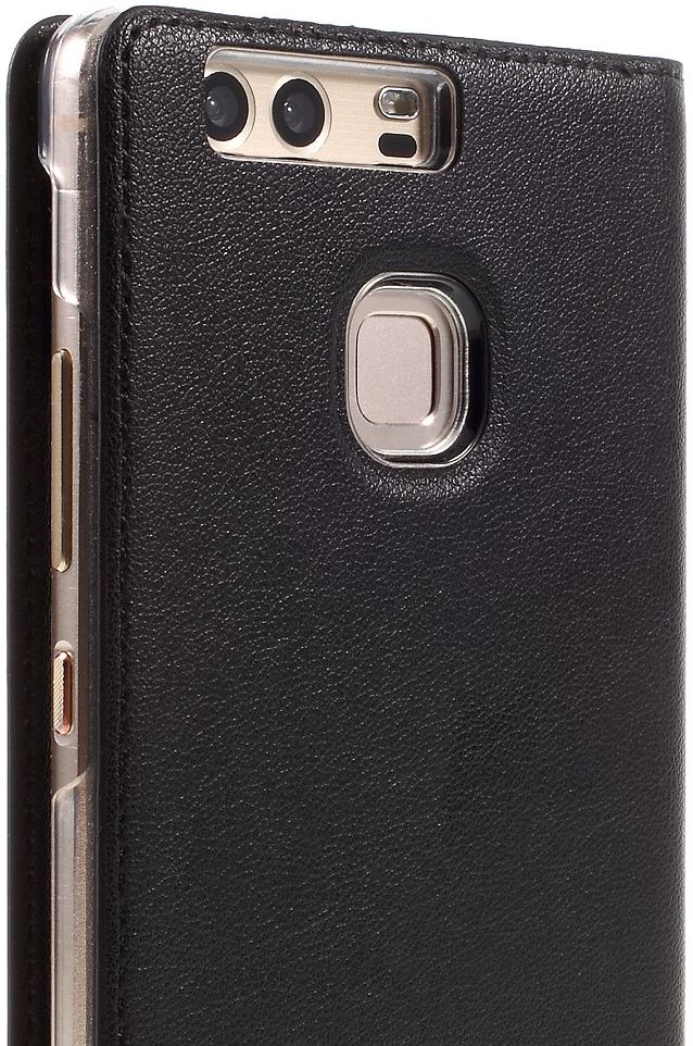 Huawei P9 Window View Hoesje Zwart afbeelding 9