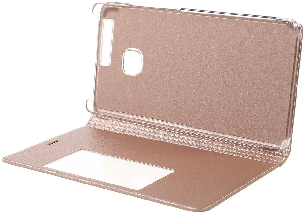 Huawei P9 Window View Hoesje Roze Goud afbeelding 7