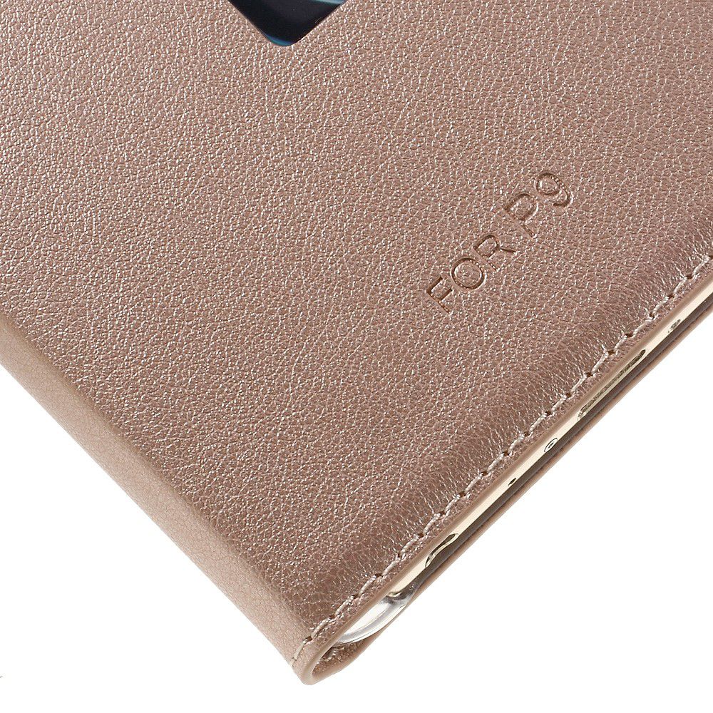 Huawei P9 Window View Hoesje Roze Goud afbeelding 8