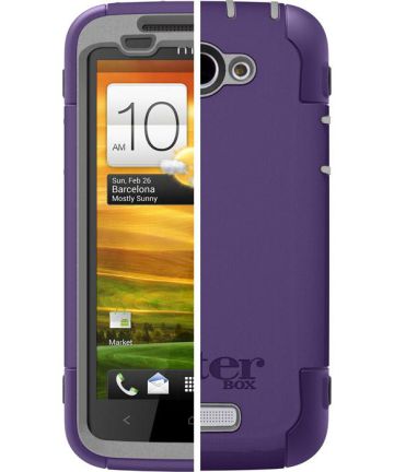 Otterbox Defender Case HTC One X Paars Hoesjes
