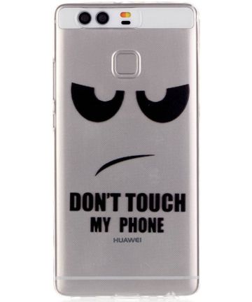 Huawei P9 TPU Hoesje Do Not Touch My Phone Hoesjes
