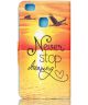 Huawei Ascend P9 Lite Portemonnee Case Never Stop Dreaming