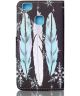 Huawei Ascend P9 Lite Portemonnee Case Feathers
