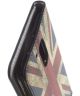 Motorola Moto G4 Wallet Case Hoesje met Print Britse vlag