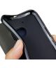 HTC 10 Linnen Textuur Flip Hoesje Donker Grijs