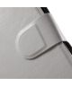 OnePlus 3T / 3 Hoes Flip Cover met kaarthouder wit