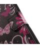 Huawei Y3II Wallet Case Butterfly Flower Print