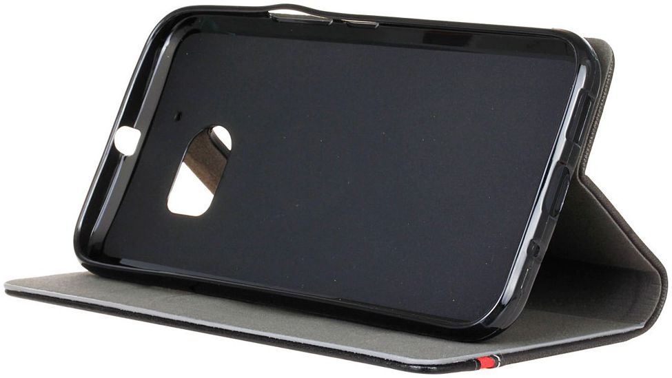 HTC 10 Contrast Flip Hoesje Zwart afbeelding 3