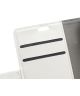 Sony Xperia E5 Lederen Flip Hoesje Wit