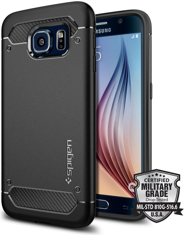 Spigen Rugged Armor Case Samsung Galaxy S6 afbeelding 1