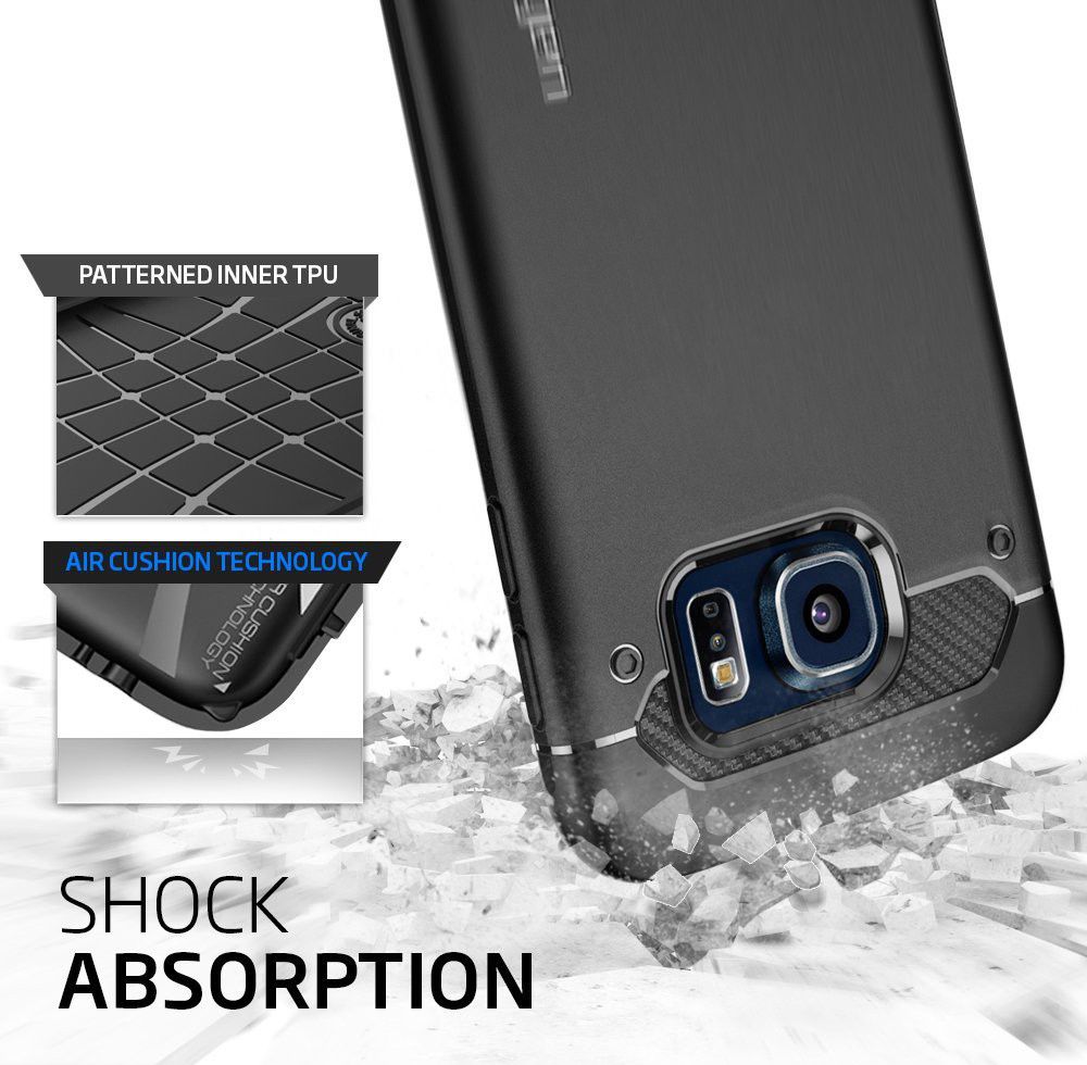 Spigen Rugged Armor Case Samsung Galaxy S6 afbeelding 2