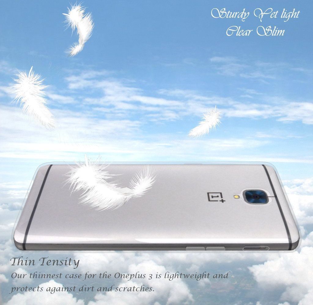 Transparant OnePlus 3T / 3 backcover TPU hoesje afbeelding 6