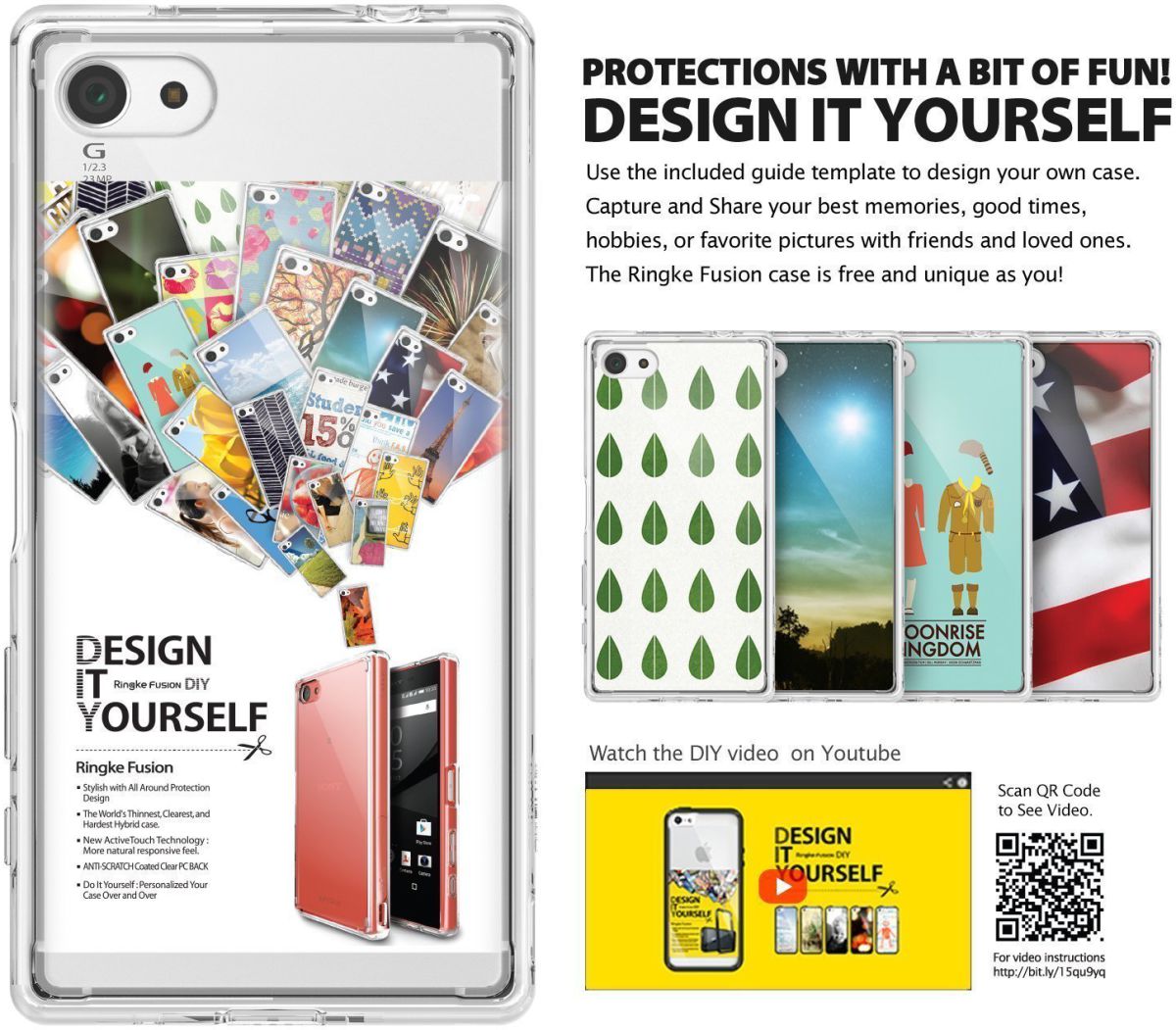 Ringke Fusion Sony Xperia Z5 Compact Hoesje Doorzichtig Crystal View afbeelding 7