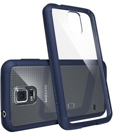 Ringke Fusion Samsung Galaxy S5 (Neo) hoesje doorzichtig Blauw Hoesjes