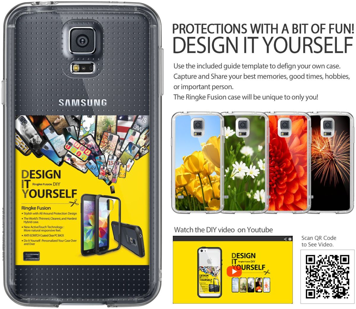 Ringke Fusion Samsung Galaxy S5 (Neo) hoesje doorzichtig Blauw afbeelding 4
