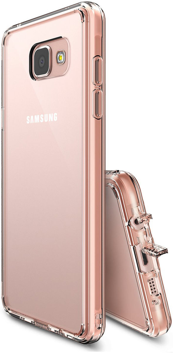 Ringke Fusion Samsung Galaxy A3 (2016) Hoesje Doorzichtig Rose Gold afbeelding 2