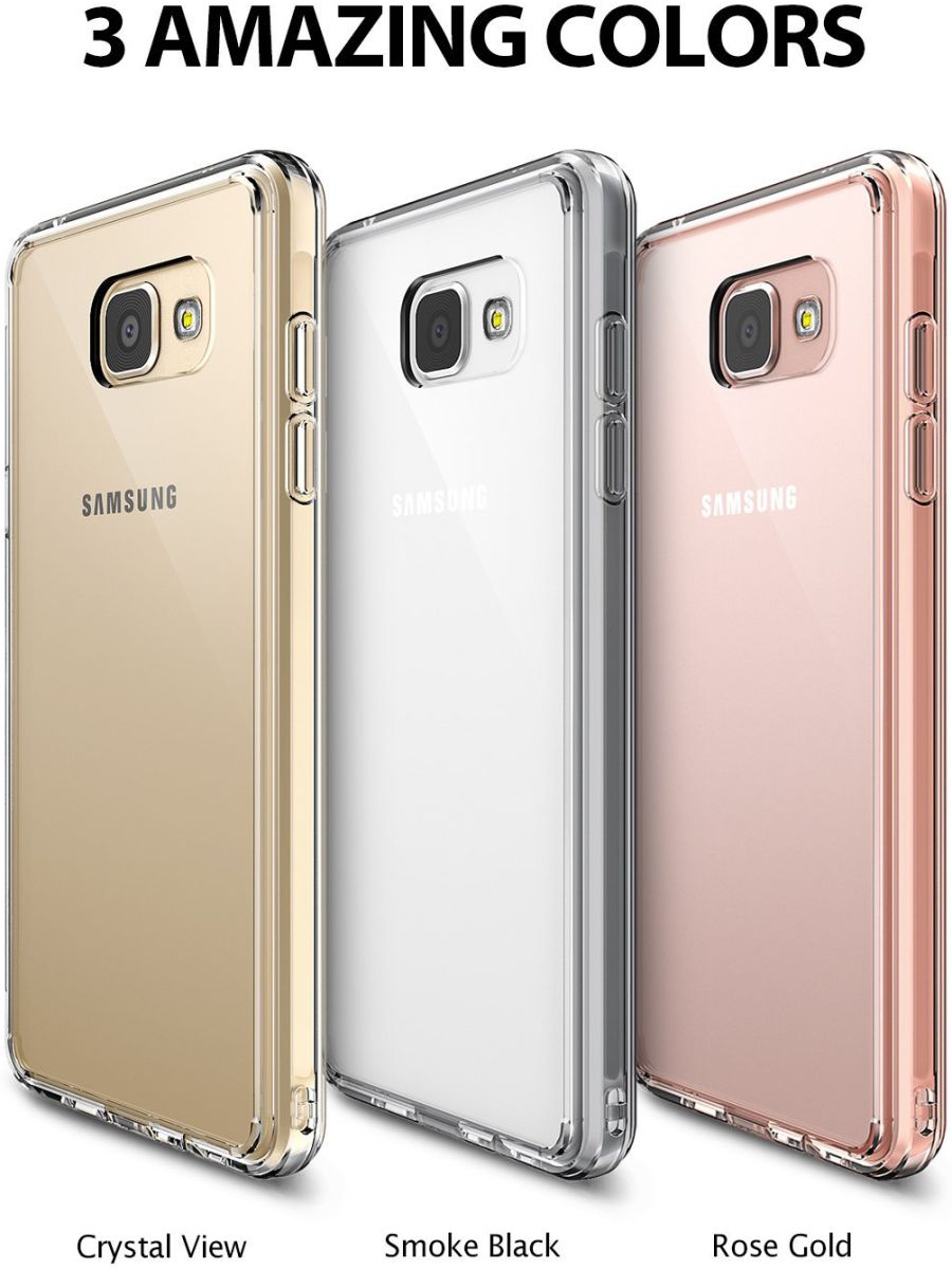 Ringke Fusion Samsung Galaxy A3 (2016) Hoesje Doorzichtig Rose Gold afbeelding 8