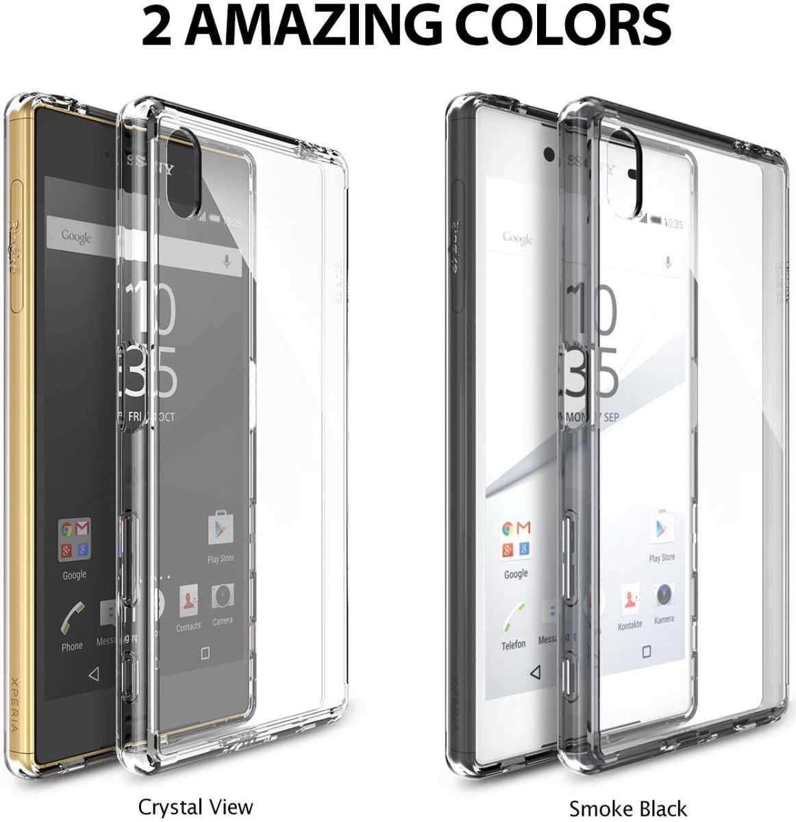 Ringke Fusion Sony Xperia Z5 Hoesje Doorzichtig Crystal View afbeelding 7