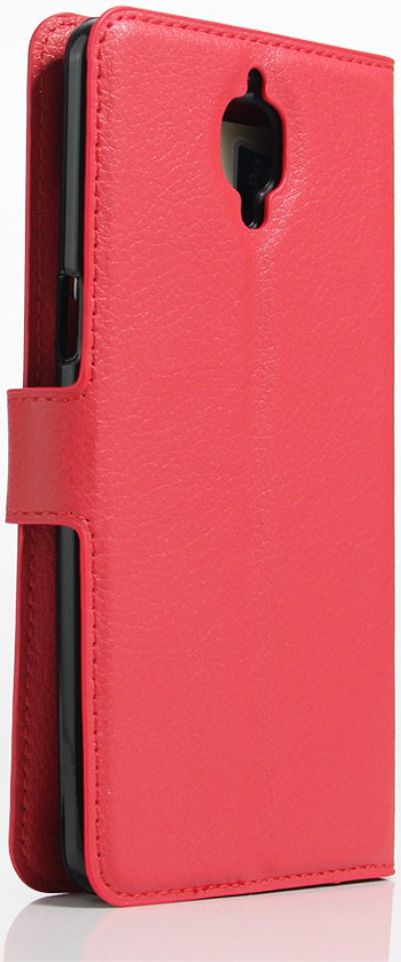 OnePlus 3T / 3 hoesje met kaarthouder rood afbeelding 5