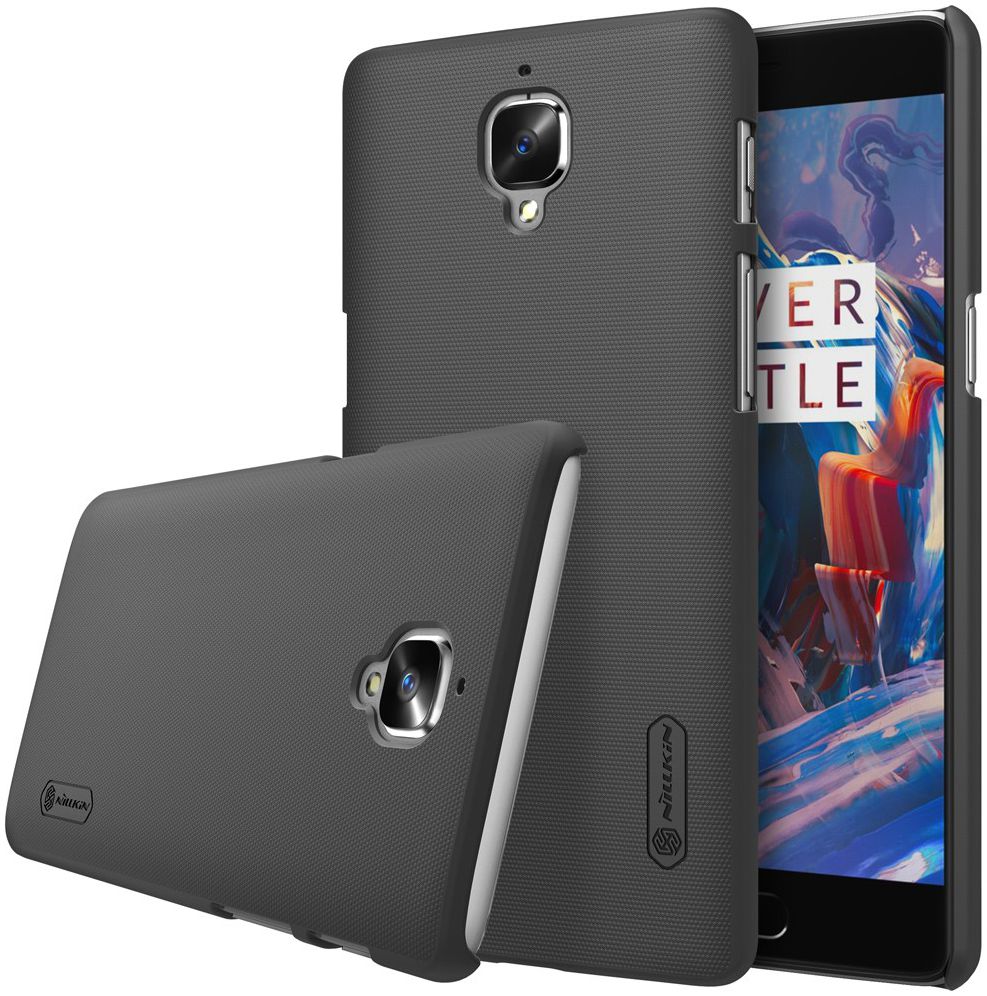 Nillkin Super Frosted Shield OnePlus 3T / 3 hoesje zwart afbeelding 1