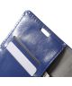 Samsung Galaxy A7 Lederen Portemonnee Hoesje Blauw