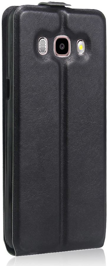 Samsung Galaxy J5 (2016) Vertical Wallet Flip Case Zwart afbeelding 4