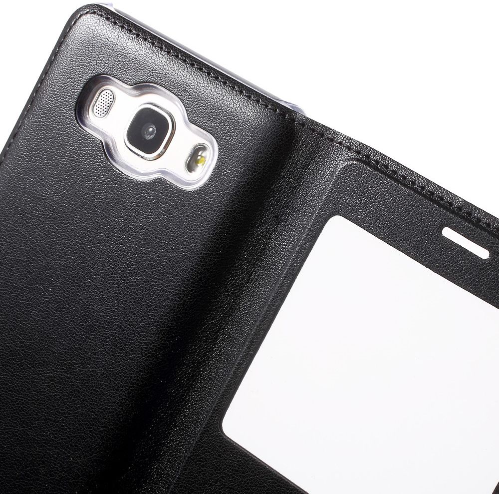 Samsung Galaxy J5 (2016) Window View Flip Hoesje Zwart afbeelding 6