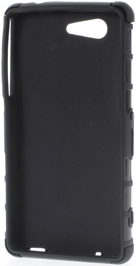Sony Xperia Z3 Compact Antislip Back Cover Hoesje Zwart afbeelding 7