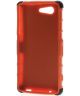Sony Xperia Z3 Compact Antislip Back Cover Hoesje Oranje