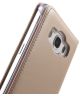 Samsung Galaxy J5 (2016) Window View Flip Hoesje Goud