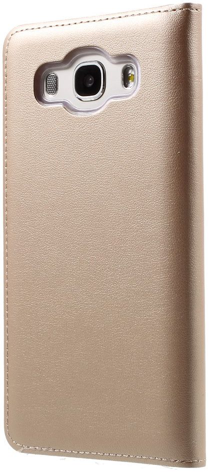 Samsung Galaxy J5 (2016) Window View Flip Hoesje Goud afbeelding 4