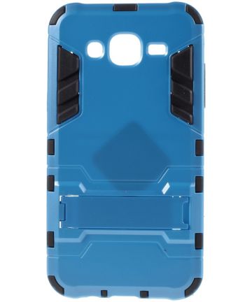 Samsung Galaxy J7 (2016) Hybrid Case Blauw Hoesjes